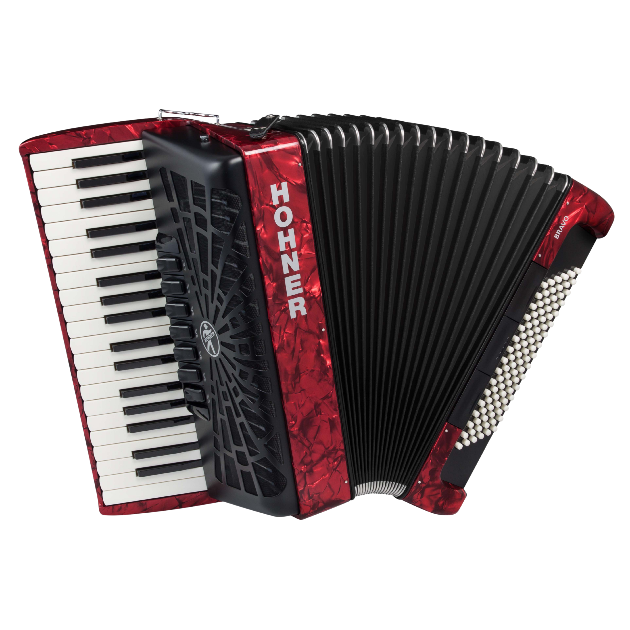 Akordeon Hohner Bravo III 96 Red