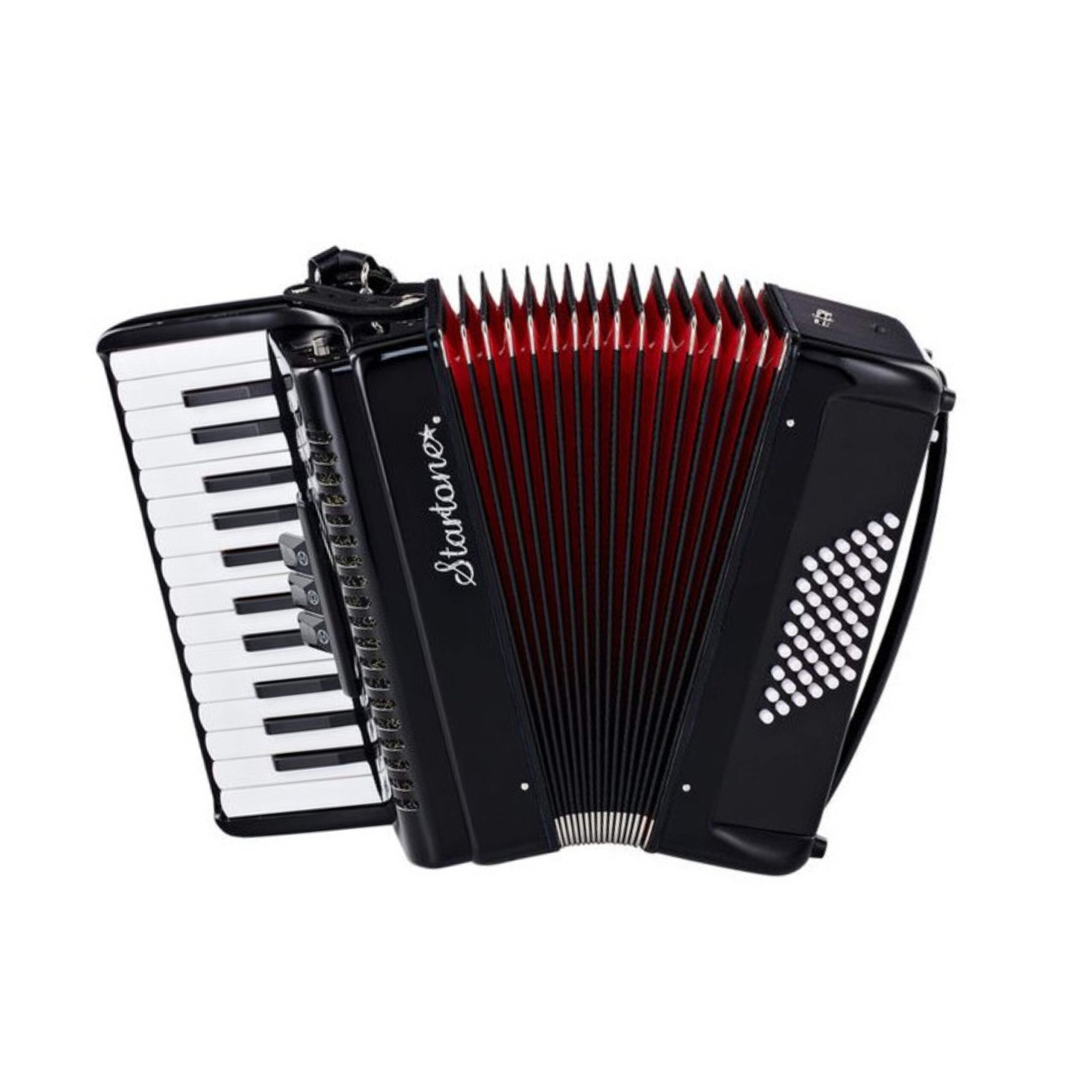 Akordeon klawiszowy Startone 48 basów BLK